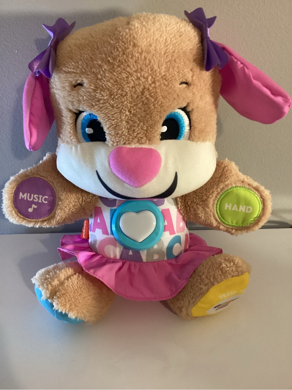 Fisher-Price Laugh Learn Smart Stages Interactive Puppy 3 Levels: 6 to 36 months